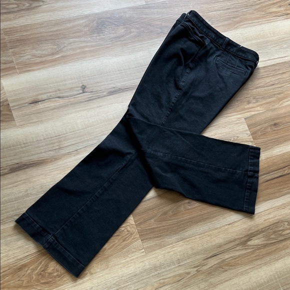 Talbots Denim - Talbots Black Flare Jeans size 12